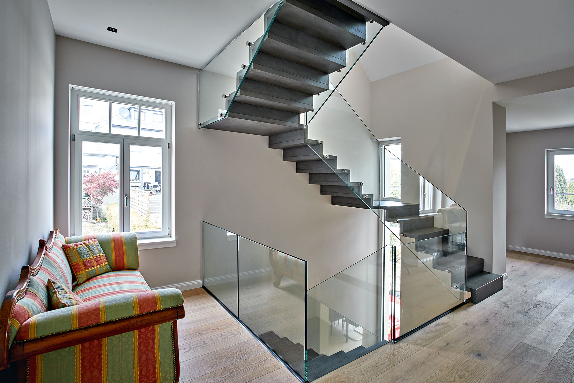 stone coated staircase